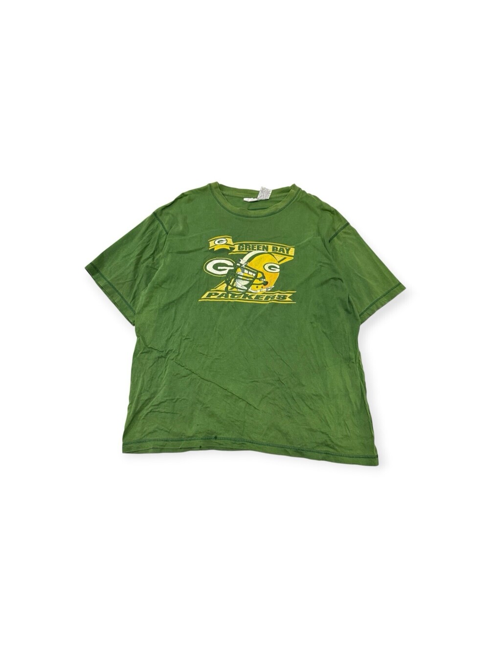 Vintage 90s Green Bay Packers Helmet Graphic T-Shirt Size XL Men’s